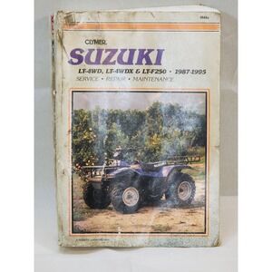 🔥 87 - 95 SUZUKI LT-4WD / LT-4WDX / LF-F250 CLYMER  SERVICE MANUAL  🔥